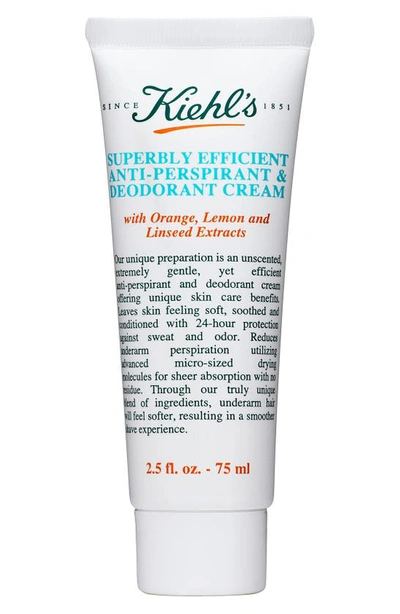 Kiehl's Since 1851 1851 Superbly Efficient & Deodorant Cream, 2.5-oz. In White | ModeSens