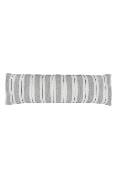 Shop Pom Pom At Home Laguna Body Pillow In Grey/ Charcoal