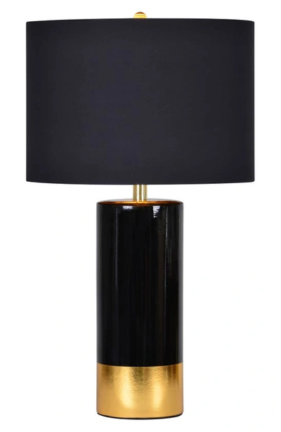 Shop Renwil The Tuxedo Table Lamp In Black/ Gold