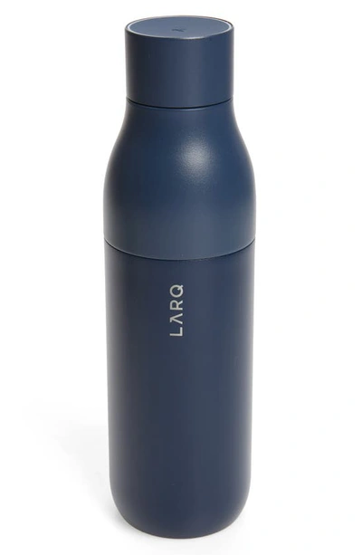 Shop Larq 25 Ounce Self Cleaning Water Bottle In Monaco Blue