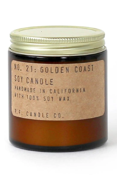 Shop P.f Candle Co. Mini Soy Candle In Golden Coast