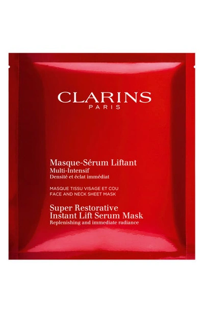Shop Clarins 5-pack Super Restorative Instant Lift Serum Mask