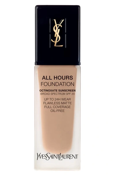 Saint Laurent All Hours Full Coverage Matte Foundation Broad Spectrum Spf 20 In Br40 Cool Sand