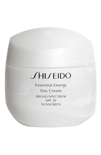 Shop Shiseido Essential Energy Day Cream Broad Spectrum Spf 20, 1.69 oz