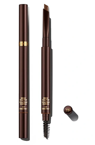Tom Ford Brow Sculptor Chestnut 0.02 oz/ 0.6 G In Chestnut