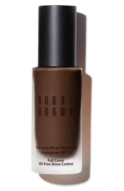 Shop Bobbi Brown Skin Long-wear Weightless Liquid Foundation With Broad Spectrum Spf 15 Sunscreen, 1 oz In W-098 Walnut