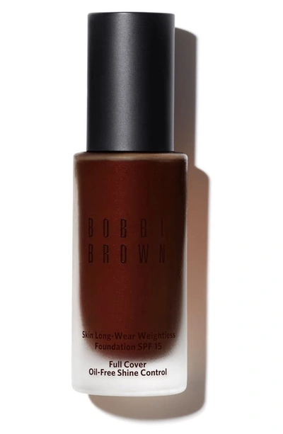 Shop Bobbi Brown Skin Long-wear Weightless Liquid Foundation With Broad Spectrum Spf 15 Sunscreen, 1 oz In N-112 Espresso