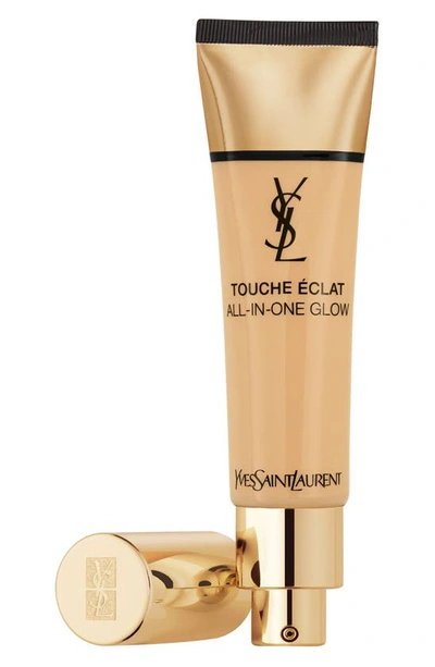 Shop Saint Laurent Touche Éclat All-in-one Glow Liquid Foundation Broad Spectrum Spf 23 In Bd40 Warm Sand