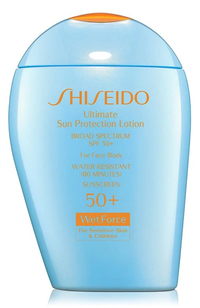 Shop Shiseido Ultimate Sun Protection Lotion For Sensitive Skin & Children Broad Spectrum Spf 50+