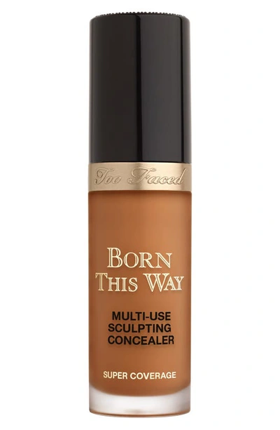Shop Too Faced Born This Way Super Coverage Concealer, 0.5 oz In Toffee