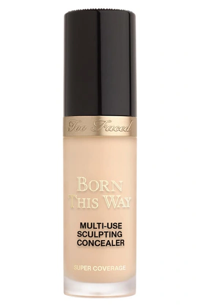 Shop Too Faced Born This Way Super Coverage Multi-use Sculpting Concealer, 0.5 oz In Nude