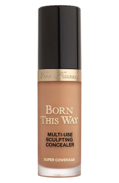 Shop Too Faced Born This Way Super Coverage Multi-use Sculpting Concealer, 0.5 oz In Maple