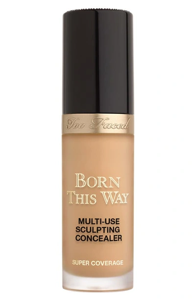 Shop Too Faced Born This Way Super Coverage Multi-use Sculpting Concealer, 0.5 oz In Sand