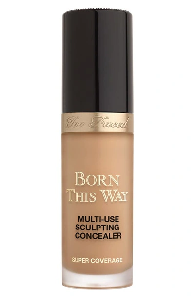 Shop Too Faced Born This Way Super Coverage Concealer, 0.5 oz In Honey