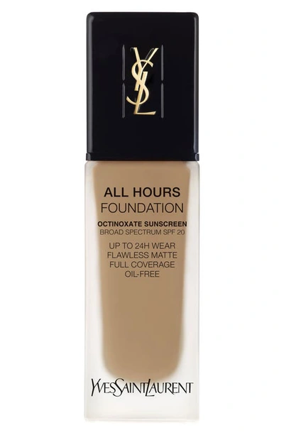 Shop Saint Laurent All Hours Full Coverage Matte Foundation Broad Spectrum Spf 20 In Bd65 Warm Bronze