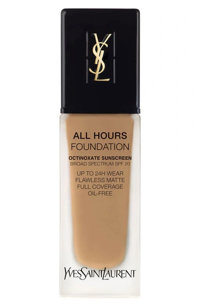 Shop Saint Laurent All Hours Full Coverage Matte Foundation Broad Spectrum Spf 20 In B65 Bronze