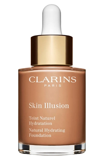 Shop Clarins Skin Illusion Natural Hydrating Foundation In 112.3 - Sandalwood