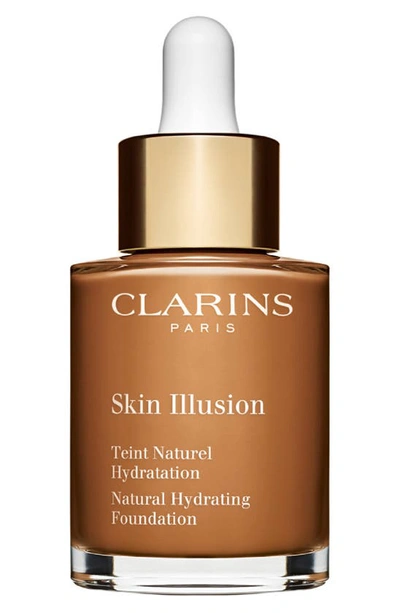 Shop Clarins Skin Illusion Natural Hydrating Foundation In 117 - Hazelnut