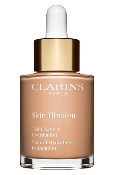Shop Clarins Skin Illusion Natural Hydrating Foundation In 109 - Wheat