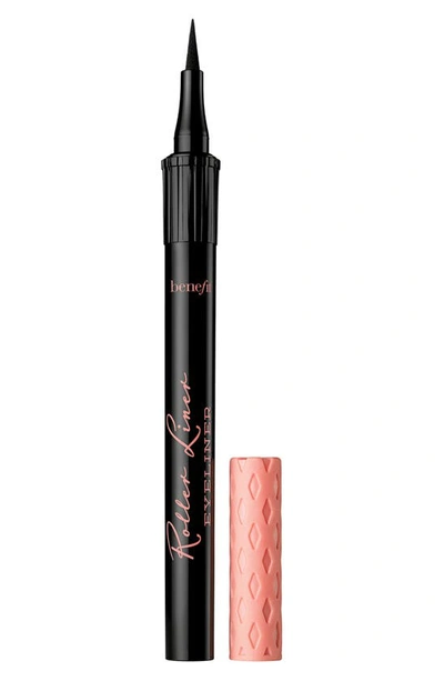 Shop Benefit Cosmetics Roller Liner Waterproof Liquid Eyeliner, 0.03 oz In Black