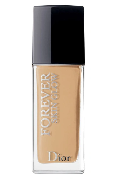 Shop Dior Forever Skin Glow 24-hour Foundation Spf 35 In 3 Warm Olive