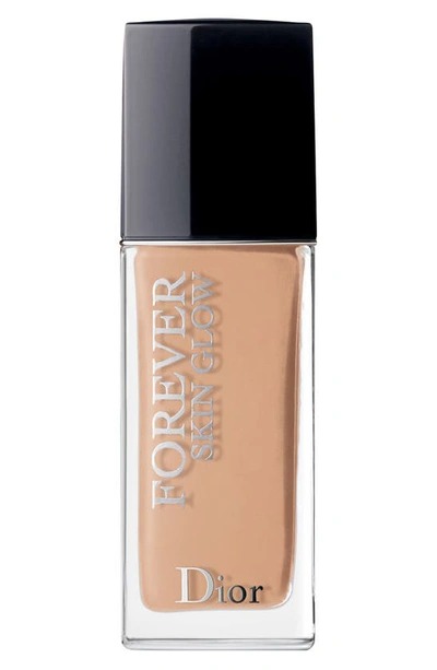 Shop Dior Forever Skin Glow 24-hour Foundation Spf 35 In 3.5 Neutral