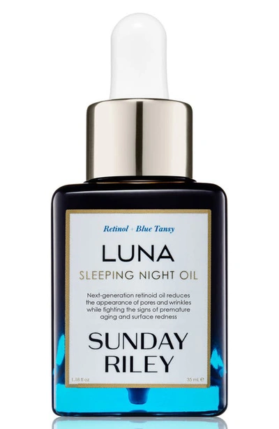 Shop Sunday Riley Luna Sleeping Night Oil, 0.5 oz