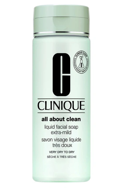 Shop Clinique Liquid Facial Soap Cleanser In Extra Mild