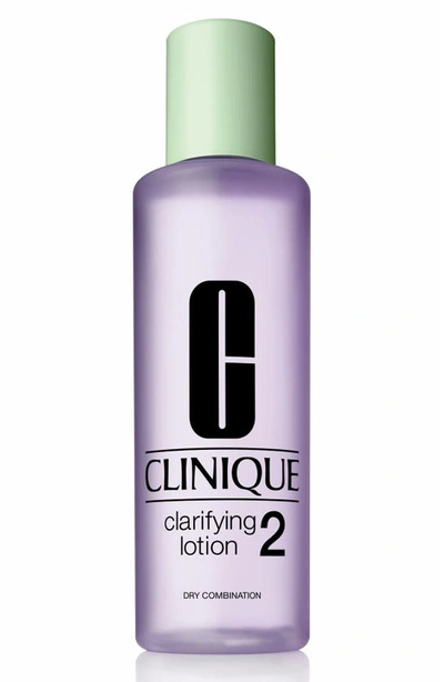 Shop Clinique Clarifying Face Lotion Toner, 13.5 oz In 2 Dry Combination