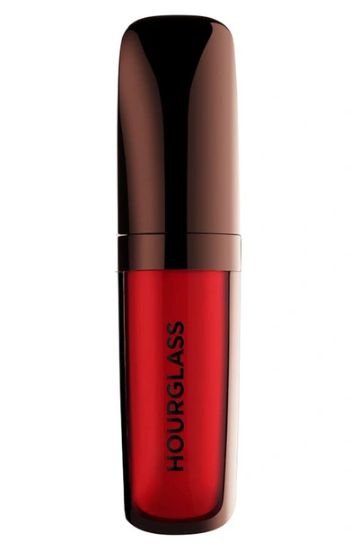 Shop Hourglass Opaque Rouge Liquid Lipstick In Raven