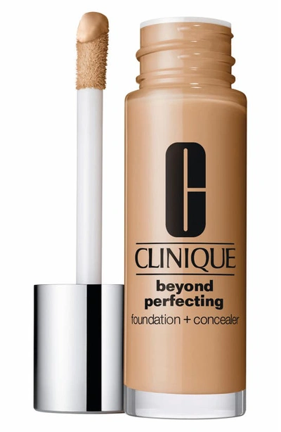 Shop Clinique Beyond Perfecting Foundation + Concealer In Honey