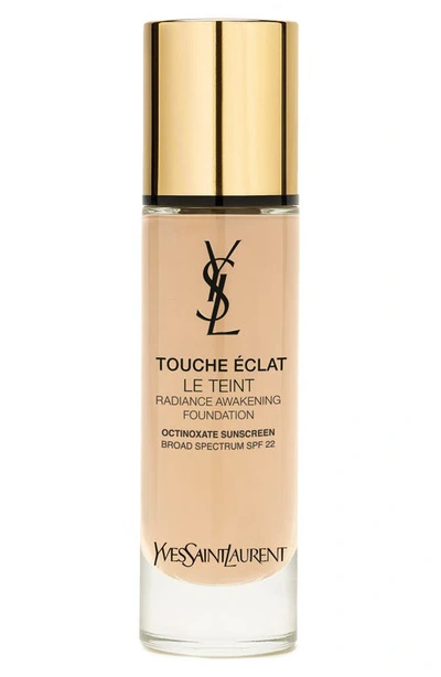 Shop Saint Laurent Yves  Touche Éclat Le Teint Radiant Liquid Foundation With Spf 22 In B20 Ivory