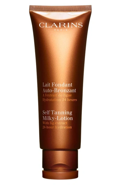 Shop Clarins Self Tanning Milky-lotion For Face & Body