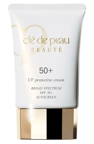 Shop Clé De Peau Beauté Uv Protective Cream Broad Spectrum Spf 50+ Sunscreen