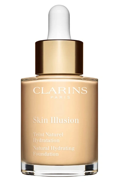 Shop Clarins Skin Illusion Natural Hydrating Foundation In 100.5 - Cream