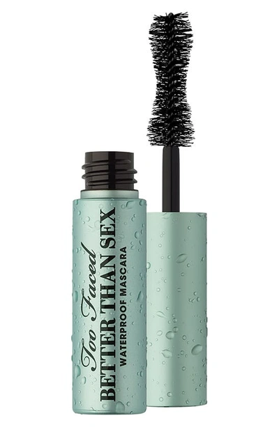 Shop Too Faced Better Than Sex Waterproof Mascara, 0.17 oz In Black