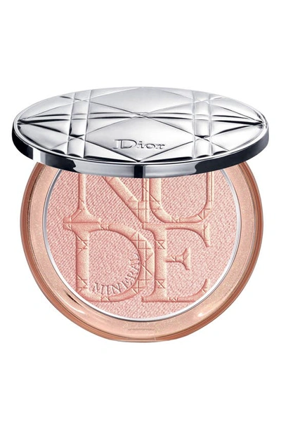 Shop Dior Skin Nude Luminizer Shimmering Glow Powder In 02 Pink Glow