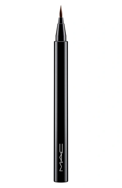 Shop Mac Cosmetics Mac Brushstroke Liquid Eyeliner In Brushbrown