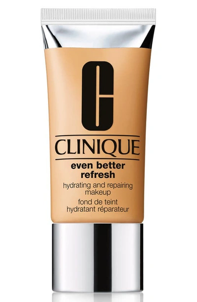 Shop Clinique Even Better Refresh Hydrating And Repairing Makeup Foundation In 54 Honey Wheat