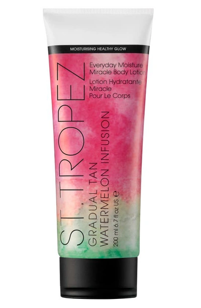 Shop St Tropez Gradual Tan Watermelon Infusion Everyday Moisture Miracle Body Lotion In No Colo