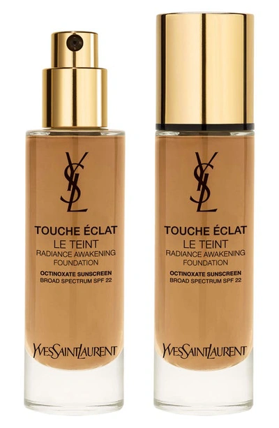 Shop Saint Laurent Touche Éclat Le Teint Radiant Liquid Foundation With Spf 22 In B65 Bronze