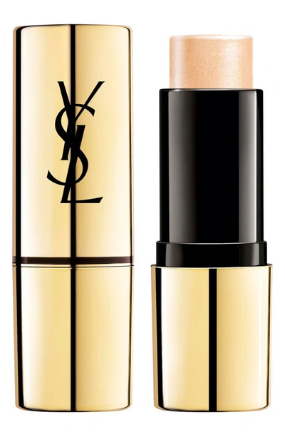 Shop Saint Laurent Touche Eclat Shimmer Stick Highlighter In N1 Light Gold