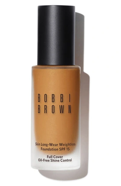 Shop Bobbi Brown Skin Long-wear Weightless Liquid Foundation With Broad Spectrum Spf 15 Sunscreen, 1 oz In N-060 Neutral Honey