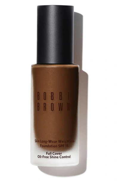 Shop Bobbi Brown Skin Long-wear Weightless Liquid Foundation With Broad Spectrum Spf 15 Sunscreen, 1 oz In N-100 Neutral Chestnut