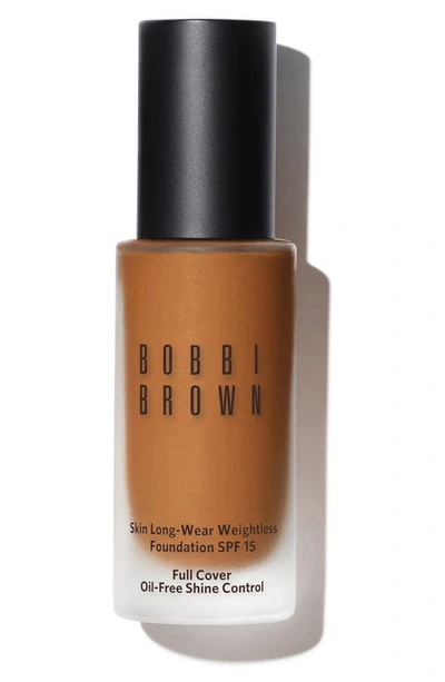 Shop Bobbi Brown Skin Long-wear Weightless Liquid Foundation With Broad Spectrum Spf 15 Sunscreen, 1 oz In W-076 Warm Golden