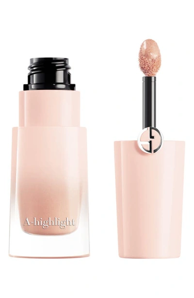 Shop Giorgio Armani A-highlight Liquid Highlighter In 11 / Tan