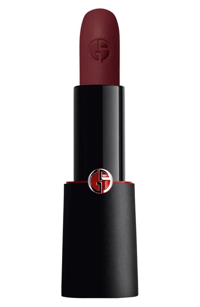 Shop Giorgio Armani Rouge D'armani Matte Lipstick In 600 Attitude/plum
