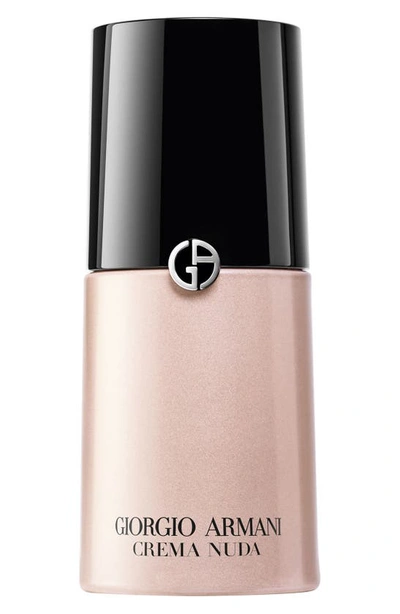 Shop Giorgio Armani Travel Size Crema Nuda Supreme Glow Reviving Tinted Moisturizer In 04.5 Medium-warm (medium/warm)