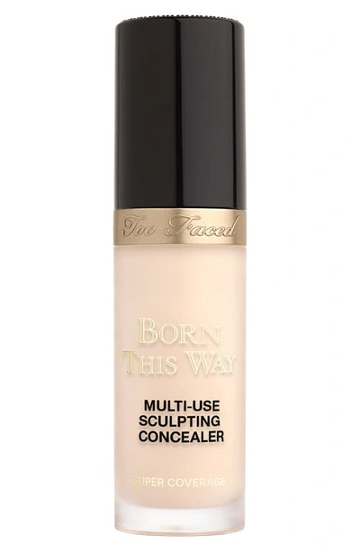 Shop Too Faced Born This Way Super Coverage Multi-use Sculpting Concealer, 0.5 oz In Cloud