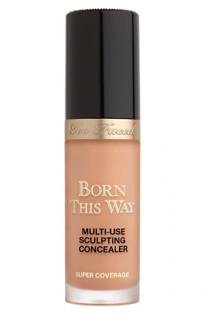 Shop Too Faced Born This Way Super Coverage Multi-use Sculpting Concealer, 0.5 oz In Taffy